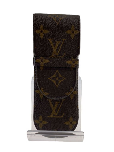 【中古】LOUIS VUITTON◆エテュイ・スティロ_モノグラム・キャンバス_BRW/レザー/BRW/総柄/メンズ【服飾雑貨他】 【中古】LOUIS VUITTON◆エテュイ・スティロ_モノグラム・キャンバス_BRW/レザー/BRW/総柄/メンズ【服飾雑貨他】