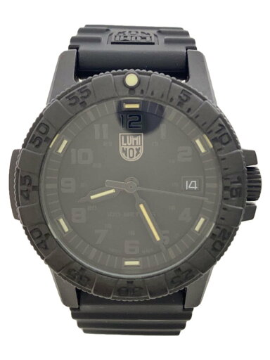 【中古】LUMINOX◆クォーツ腕時計/アナログ/ラバー/BLK/BLK/XS.0301.BO.L【服飾雑貨他】 【中古】LUMINOX◆クォーツ腕時計/アナログ/ラバー/BLK/BLK/XS.0301.BO.L【服飾雑貨他】