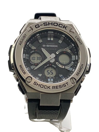 【中古】CASIO◆クォーツ腕時計/デジアナ/ラバー/SLV/GST-W110//【服飾雑貨他】 【中古】CASIO◆クォーツ腕時計/デジアナ/ラバー/SLV/GST-W110//【服飾雑貨他】