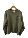 【中古】SOFFE◆90s/USA製/スウェット/L/コットン/KHK/無地//【メンズウェア】