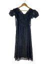 【中古】SNIDEL◆24ss/リボンショルダーウエストリブワンピース/O/ポリエステル/BLK/SWFO242061【レディースウェア】(4)