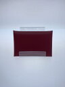 【中古】HERMES◆カルヴィ/バイカラー/Z刻印/カードケース/レディース/レザー/RED//【服飾雑貨他】