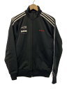 【中古】adidas◆ジャージ/M/ポリエステル/BLK【メンズウェア】