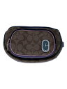【中古】COACH◆ウエストバッグ/--/BRW/91010【バッグ】