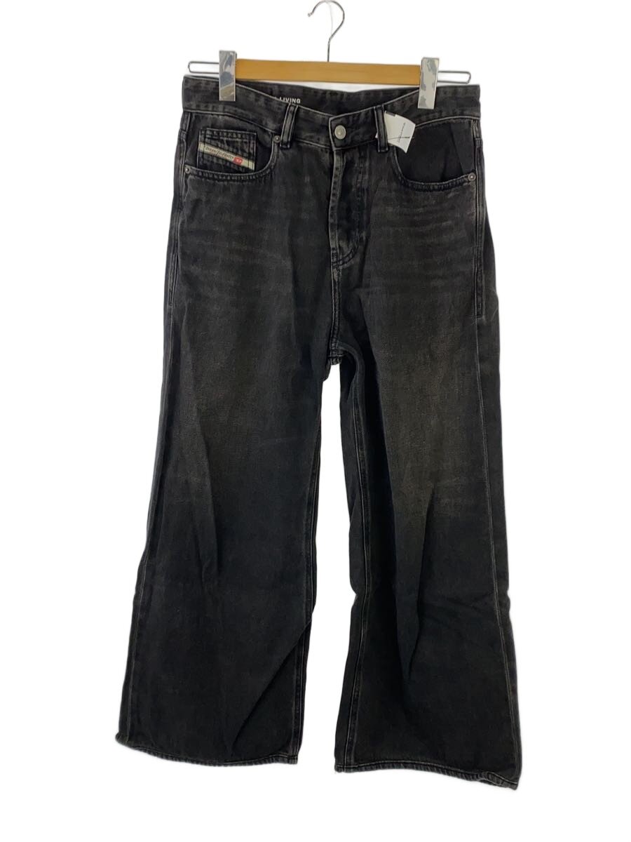 【中古】DIESEL◆ボトム/28/コットン/BLK/無地/A06371【メンズウェア】