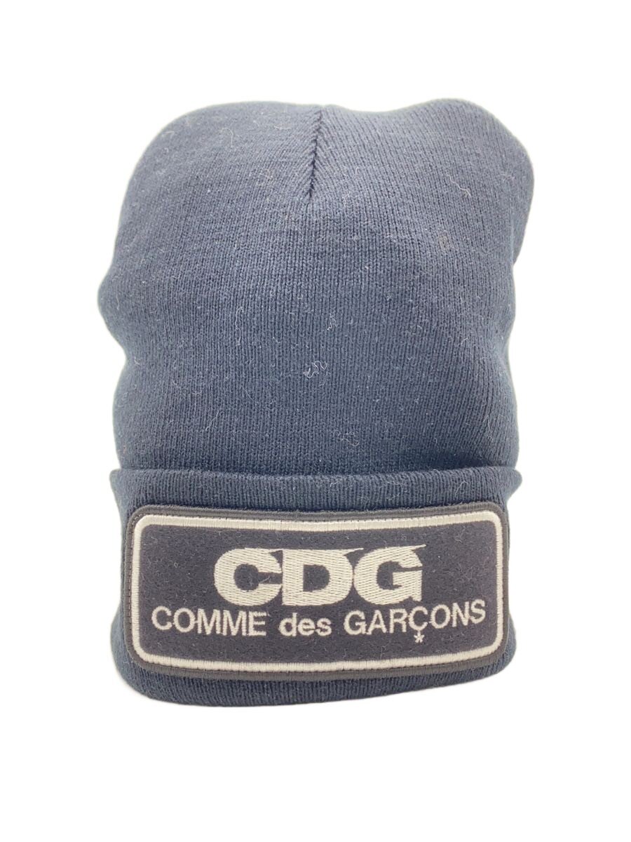 【中古】CDG◆ニットキャップ/FREE/コットン/BLK/メンズ/SZ-K602【服飾雑貨他】
