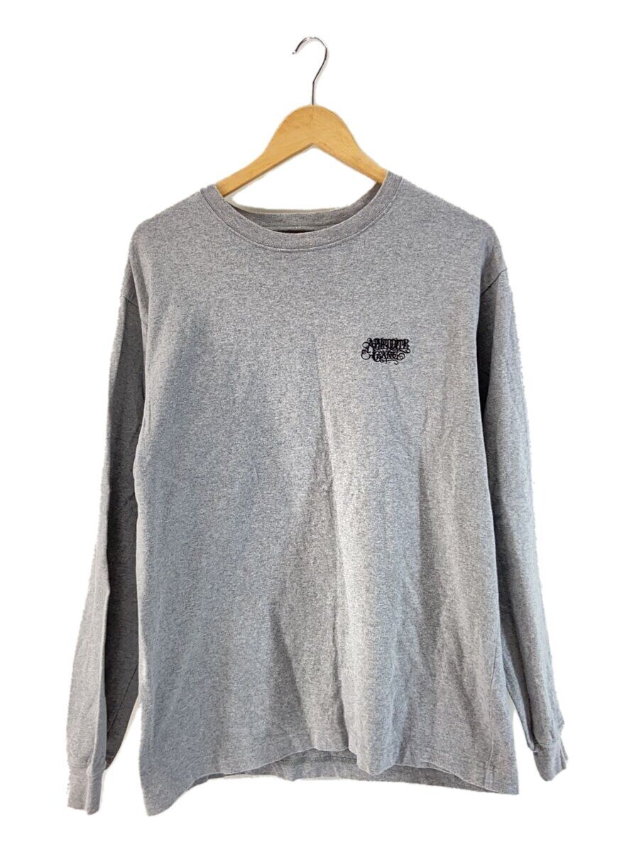【中古】BUDSPOOL◆長袖Tシャツ/S/コットン/GRY【メンズウェア】