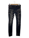 【中古】TORNADO MART◆ボトム/S/コットン/GRY/総柄【メンズウェア】