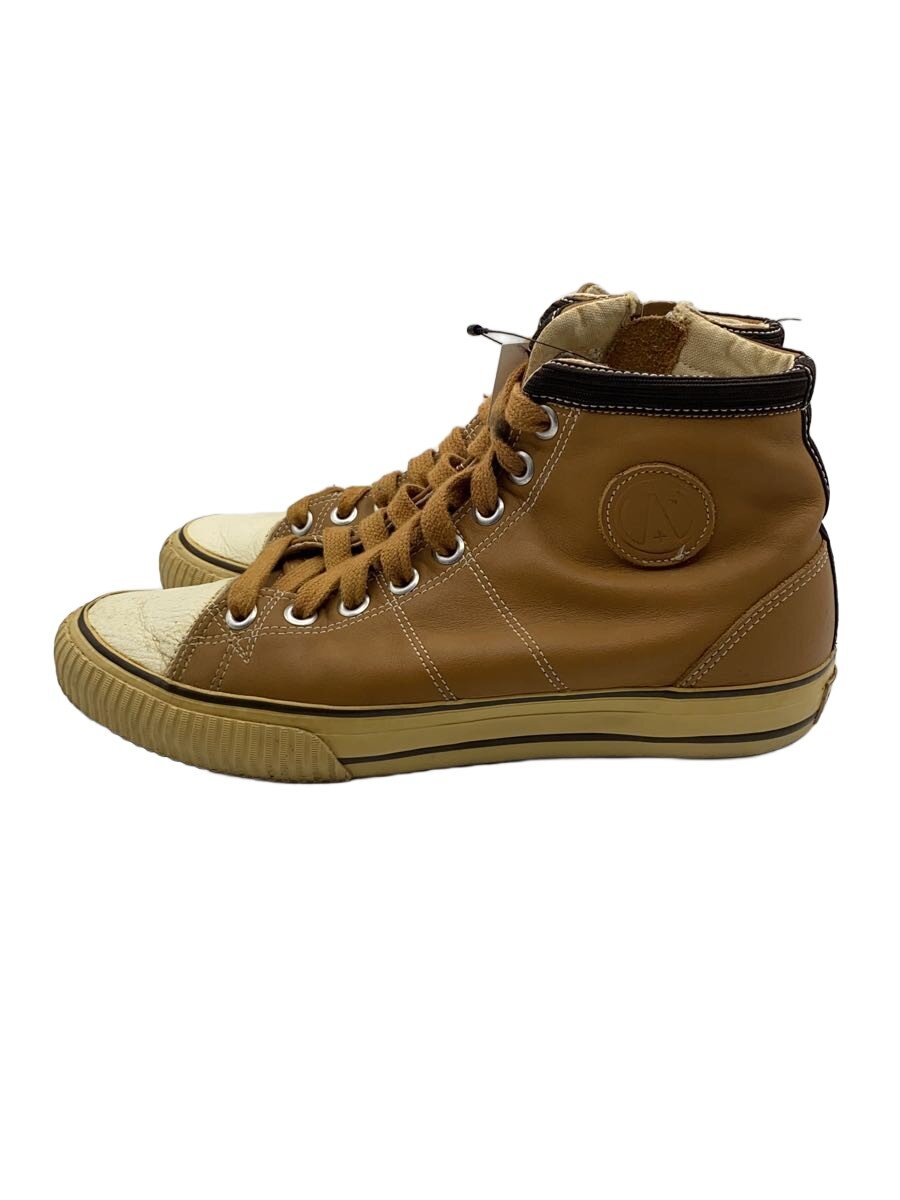 visvim◆ハイカットスニーカー/US7/CML/サイドジップ/ソフ/ソフネット