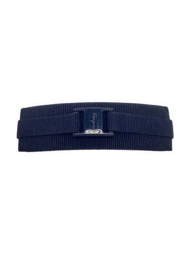 【中古】Salvatore Ferragamo◆アクセサリー/バレッタ/NVY/レディース【服飾雑貨他】 【中古】Salvatore Ferragamo◆アクセサリー/バレッタ/NVY/レディース【服飾雑貨他】