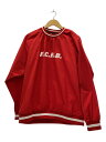 【中古】F.C.R.B.(F.C.Real Bristol)◆トップス/L/ポリエステル/RED/無地/FCRB-222009【メンズウェア】