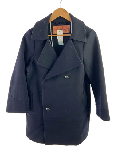 【中古】umii 908◆カシミヤウールピーコート/1/NVY【レディースウェア】 【中古】umii 908◆カシミヤウールピーコート/1/NVY【レディースウェア】