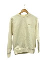 【中古】GOLF WANG◆スウェット/M/コットン/クリーム/無地【メンズウェア】