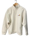 【中古】Carhartt◆Half Zip American Script Sweat/L/コットン/CRM【メンズウェア】