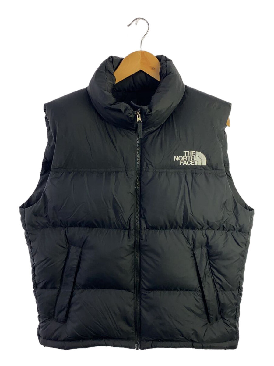 【中古】THE NORTH FACE◆ダウンジャケット/L/ナイロン/BLK/無地/ND92338【メンズウェア】