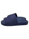 【中古】BOTTEGA VENETA◆ラバースライダ-_サンダル/43/NVY/少々着用感有/スリッパ【シューズ】(4)