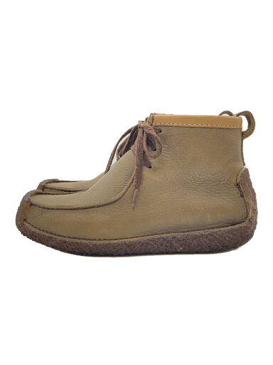 【中古】Clarks◆ブーツ/25.5cm/KHK【シューズ】 【中古】Clarks◆ブーツ/25.5cm/KHK【シューズ】