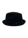 【中古】NEW ERA◆ハット/M/ポリエステル/BLK/メンズ【服飾雑貨他】