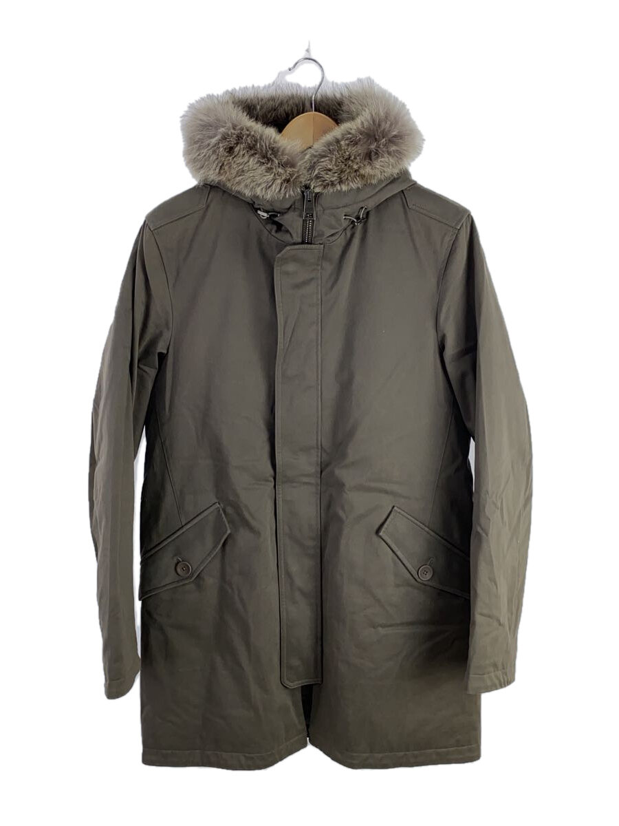【中古】HERNO◆ダウンモッズコート/48/コットン/KHK/PI0404U-19124S-8600//【メンズウェア】