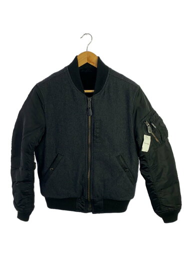 【中古】Schott◆フライトジャケット/S/ウール/BLK/3172021//【メンズウェア】 【中古】Schott◆フライトジャケット/S/ウール/BLK/3172021//【メンズウェア】