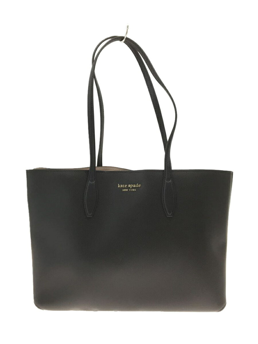 【中古】kate spade new york◆バッグ/ALL DAY/ブラック/無地/ケイトスペードニューヨーク【バッグ】