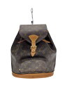 【中古】LOUIS VUITTON◆モンスリMM_モノグラム・キャンバス_BRW/PVC/BRW/モノグラム【バッグ】(4)