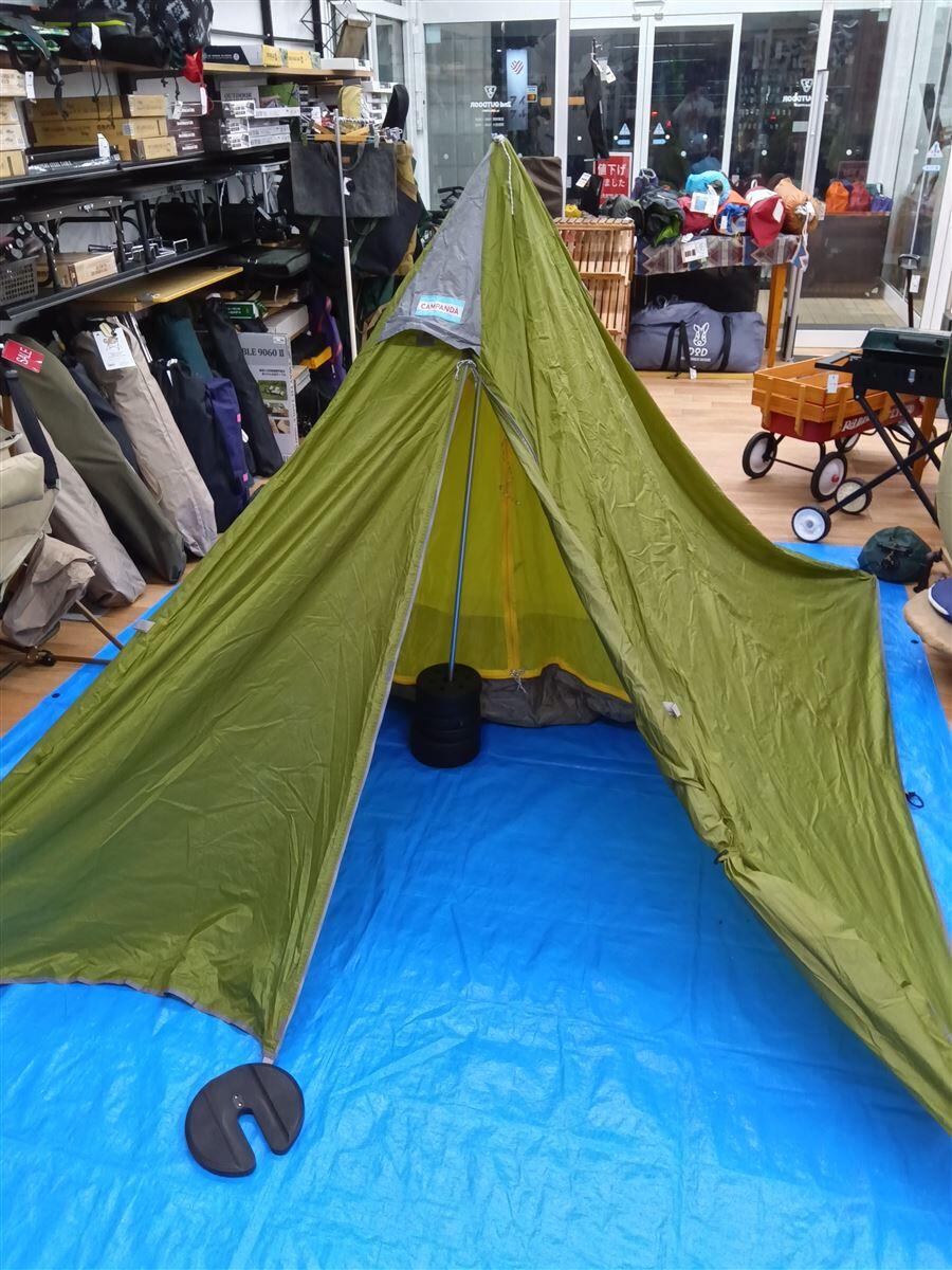 【中古】tent-Mark DESINGNS◆パンダテント/テント/ドーム/1~2人用/GRN/YK-15-2【スポーツ】