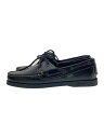 【中古】Paraboot◆デッキシューズ/US7/BLK/レザー/1119【シューズ】