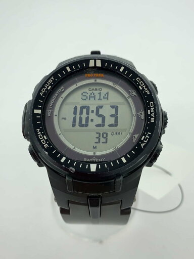 【中古】CASIO◆ソーラー腕時計・PROTREK/デジタル/GRY【服飾雑貨他】 【中古】CASIO◆ソーラー腕時計・PROTREK/デジタル/GRY【服飾雑貨他】