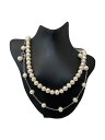 【中古】VENDOME◆淡水パールネックレスセット/ネックレス/--/パール/WHT/トップ無/レディース/【服飾雑貨他】