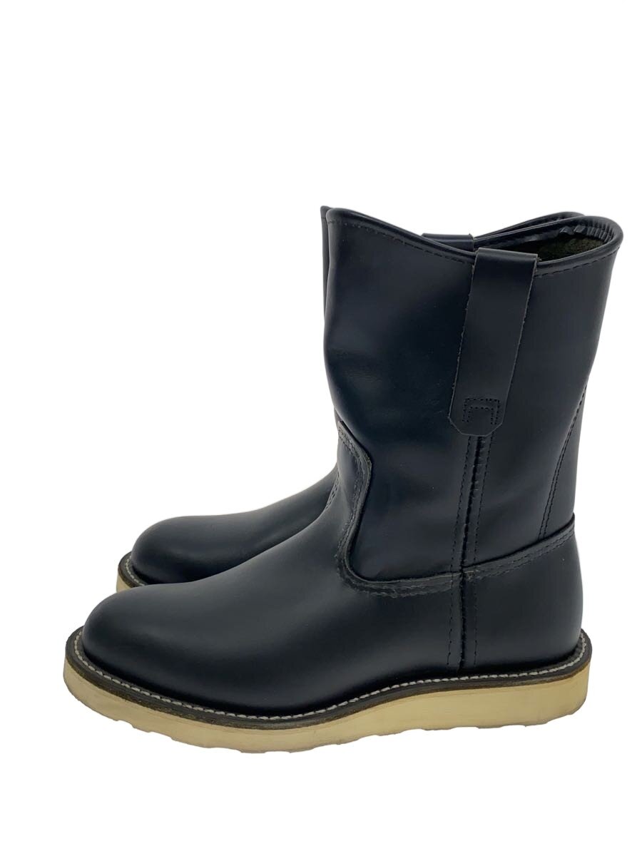 【中古】RED WING◆ブーツ/US5/BLK/レザー/8169【シューズ】