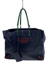 【中古】BALENCIAGA◆トートバッグ/レザー/NVY/236701-4170-K【バッグ】