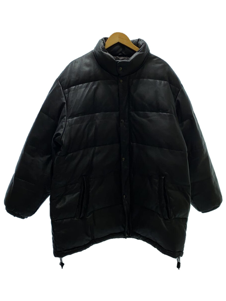 【中古】L&B HOMME/ダウンジャケット/--/羊革/BLK/LB-00216【メンズウェア】