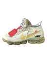 【中古】NIKE◆THE 10 AIR VAPORMAX FK OFF-WHITE/27cm/AA3831-100/ヨゴレ有【シューズ】