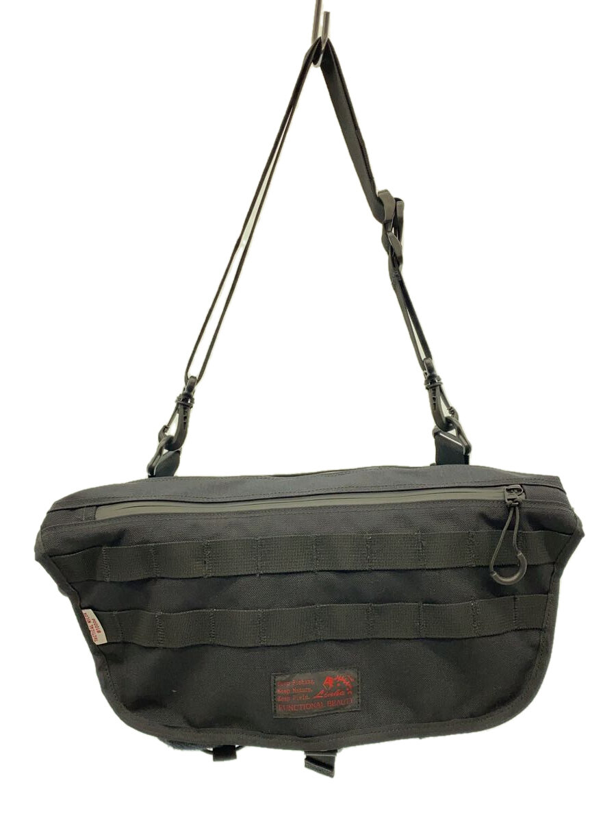 【中古】LINHA/ショルダーバッグ/--/BLK/無地【バッグ】