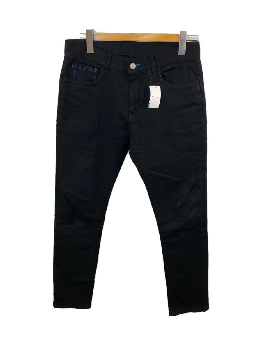 【中古】LANVIN en Bleu◆ストレートパンツ/--/コットン/BLK/無地/LB-CD-46340【メンズウェア】