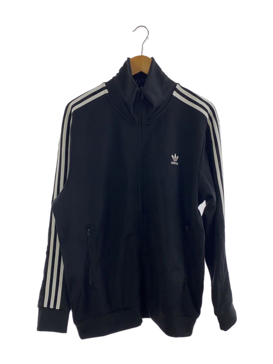 【中古】adidas◆トラックジャケット/XXL/ポリエステル/ブラック/IY8077/ベッケンバウアー//【メンズウェア】