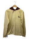 【中古】STUSSY◆パーカー/S/コットン/IVO【メンズウェア】