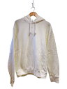 【中古】DSQUARED2◆フードプリントパーカー/L/コットン/WHT/S74GU0353/S25042【メンズウェア】