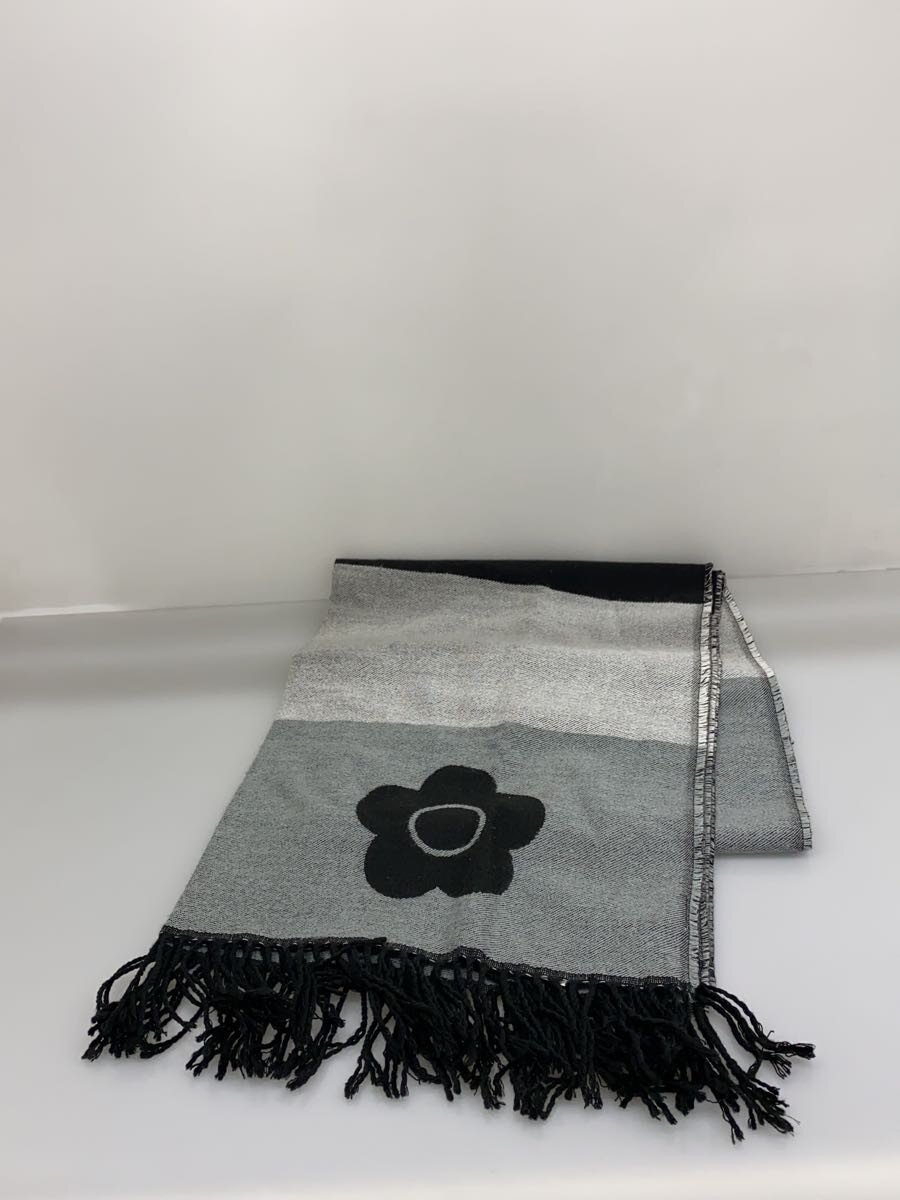 【中古】マフラー/アクリル/BLK/メンズ【服飾雑貨他】