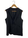【中古】sulvam◆ベスト/--/--/BLK/SL-V02-100【メンズウェア】