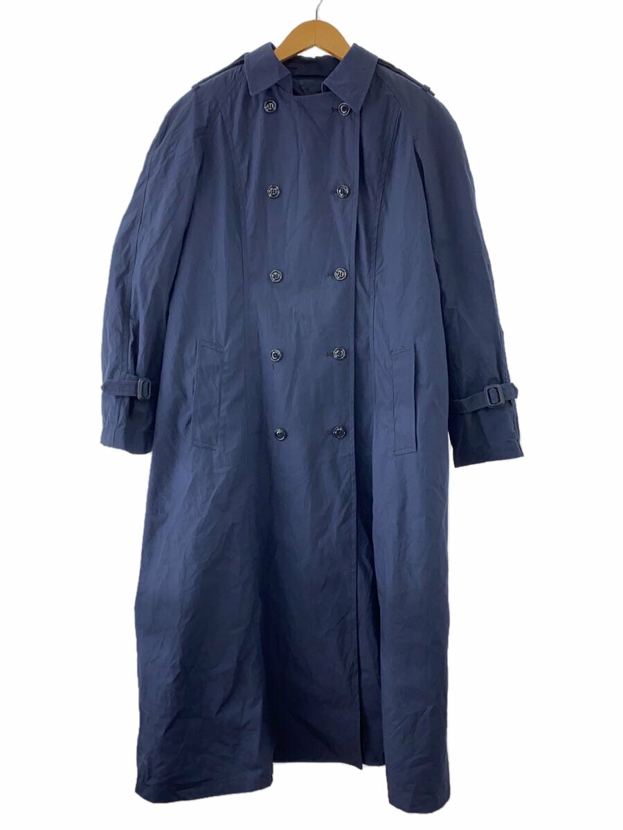 【中古】US.ARMY◆トレンチコート/--/--/NVY/無地【メンズウェア】