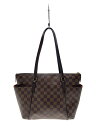 【中古】LOUIS VUITTON◆トータリーPM_ダミエ・エベヌ_BRW/PVC/BRW【バッグ】