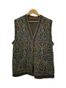 【中古】MISSONI◆90s/イタリア製/ニットベスト/52/ウール【メンズウェア】