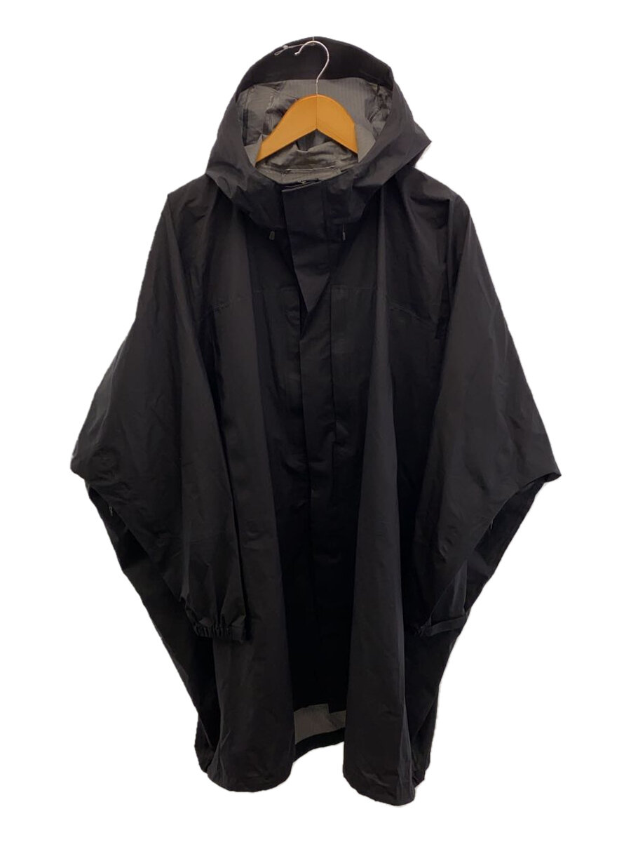 【中古】THE NORTH FACE◆TAGUAN PONCHO_タグアンポンチョ/L/ナイロン/BLK【メンズウェア】