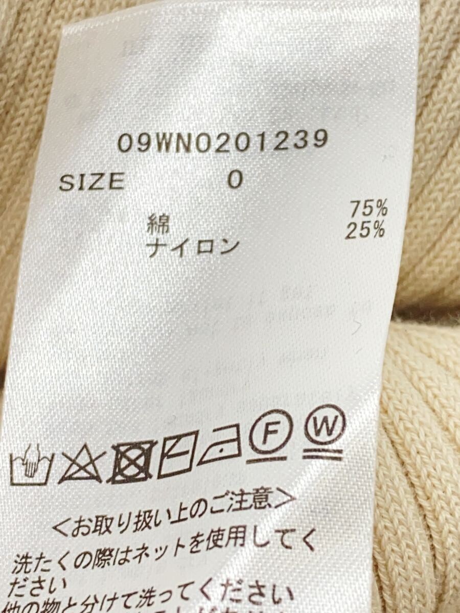 【中古】Mila Owen◆長袖ワンピース/O/コットン/CRM/無地/09WN0201239【レディースウェア】