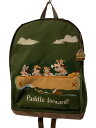 【中古】Disney◆リュック/--/カーキ【バッグ】