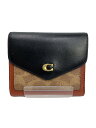 【中古】COACH◆3つ折り財布/レザー/BRW/レディース【服飾雑貨他】(4)