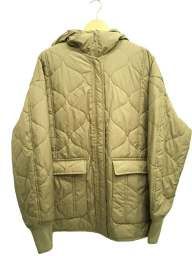 【中古】Deuxieme Classe◆×CALAX/22AW/キルティングジャケット/CA22-DEU32/フード付/FREE/ナイロン/カーキ【レディースウェア】 【中古】Deuxieme Classe◆×CALAX/22AW/キルティングジャケット/CA22-DEU32/フード付/FREE/ナイロン/カーキ【レディースウェア】