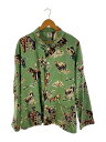 【中古】SAINT MICHAEL◆長袖シャツ/M/コットン/GRN/総柄/SM-S21-0000-033/染み汚れあり【メンズウェア】(4)
